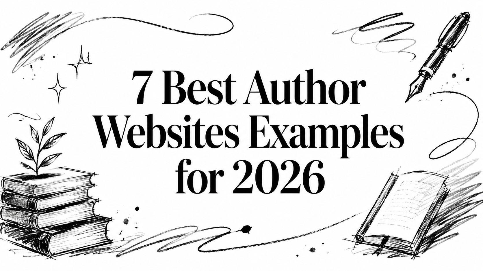 7 Best Author Websites Examples for 2026