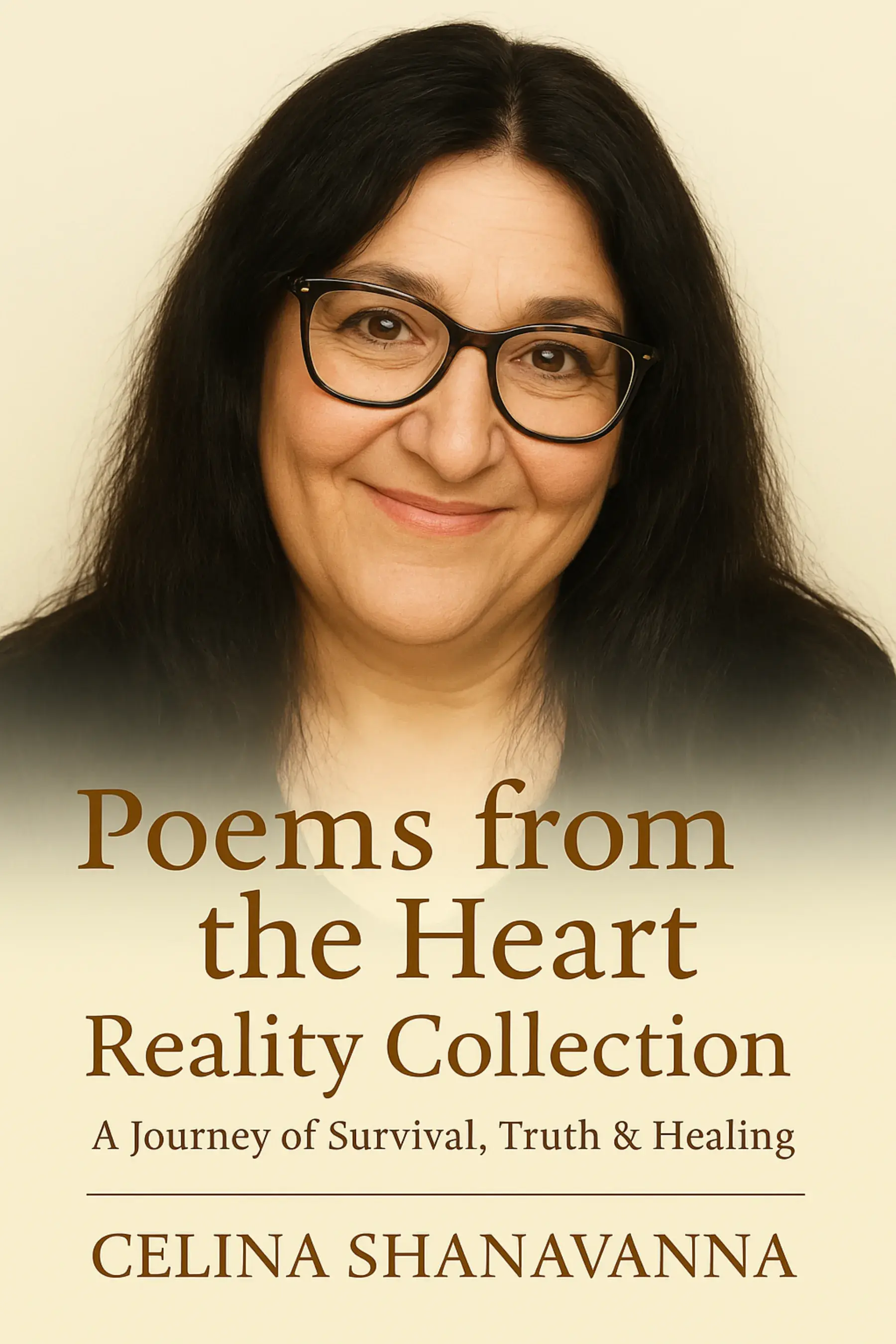 Poems from the Heart Reality Collection front cover by Celina Shanavanna | Solo AI website creator