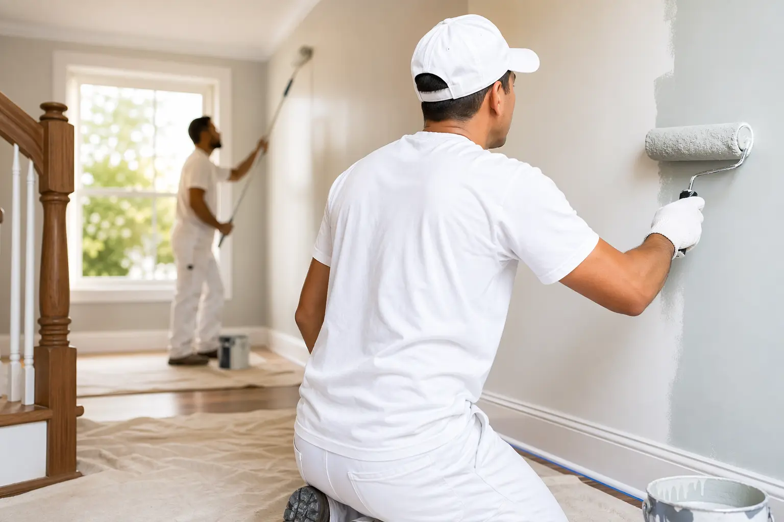 Solo for Residential Painters — Paint fan and brush. Paint colors