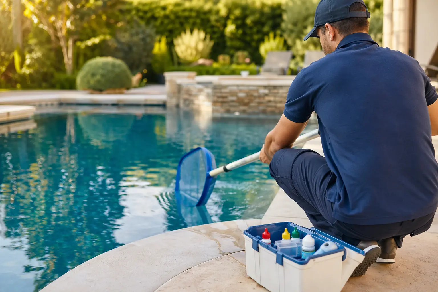 Solo for Pool Service Technicians — Swimming pool ( a kind of blue )