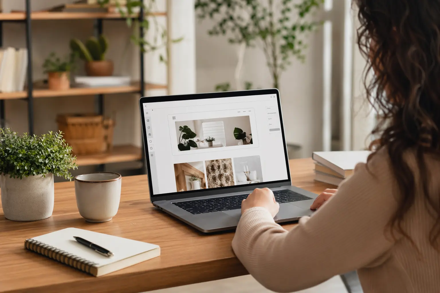 Hostinger Website Builder vs Solo website builder — Laptop screen with Sweet Life diabetes community website page
