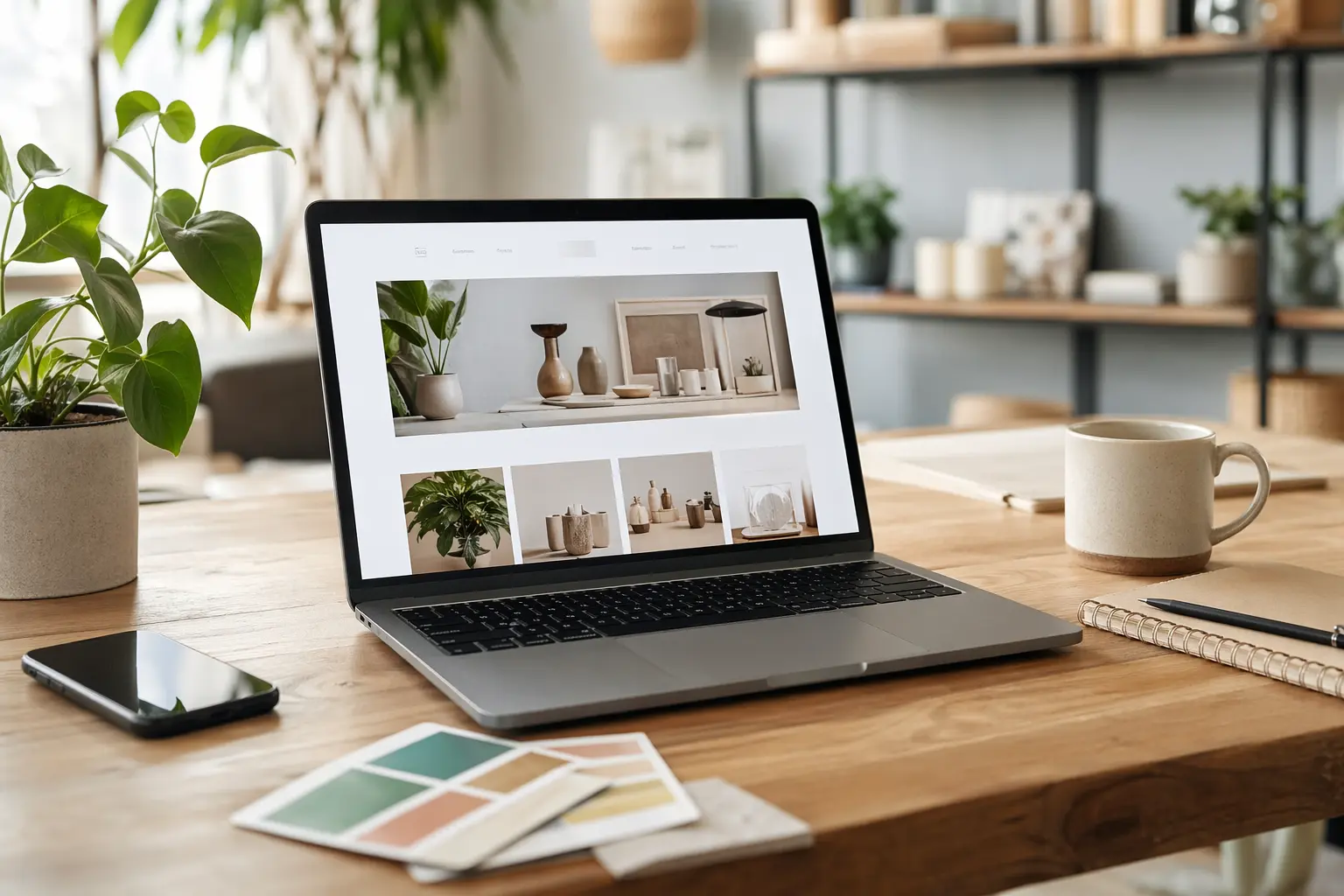 Create a Small Business Website From a Link in Minutes — woman in black t-shirt standing near woman in white t-shirt