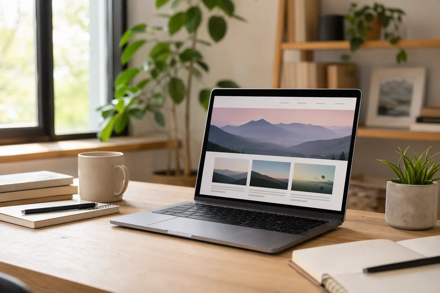 Hostinger Website Builder vs Solo website builder — Laptop screen with Sweet Life diabetes community website page