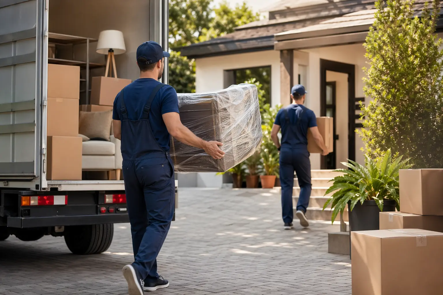 Solo for Moving Companies — man in blue polo shirt sitting on chair