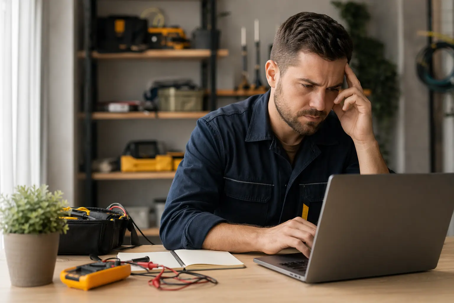 Why Your Electrician Website Is Not Getting Leads — white and black electric wires
