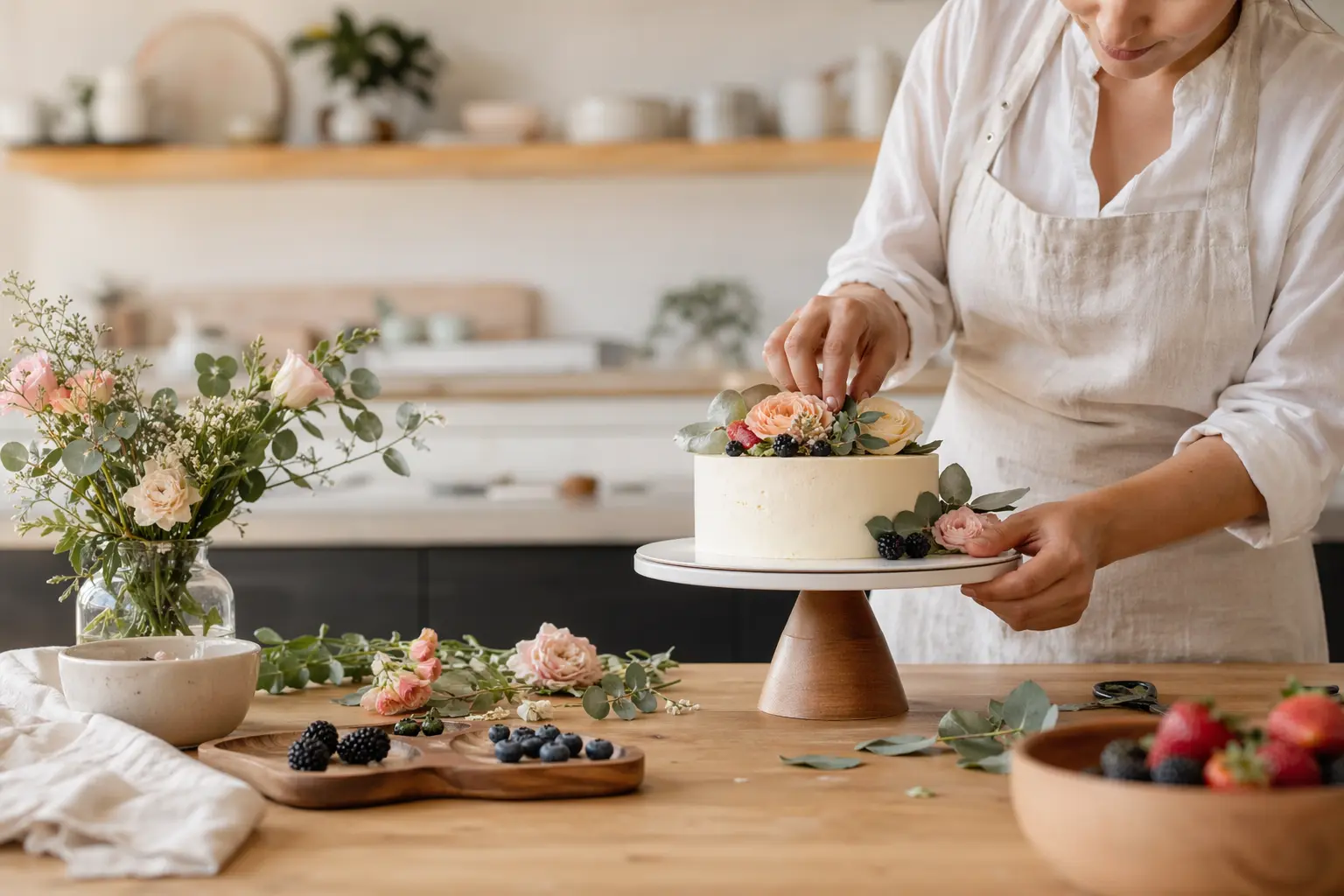 Solo for Bakers & Cake Artists — Hands of a baker making bread