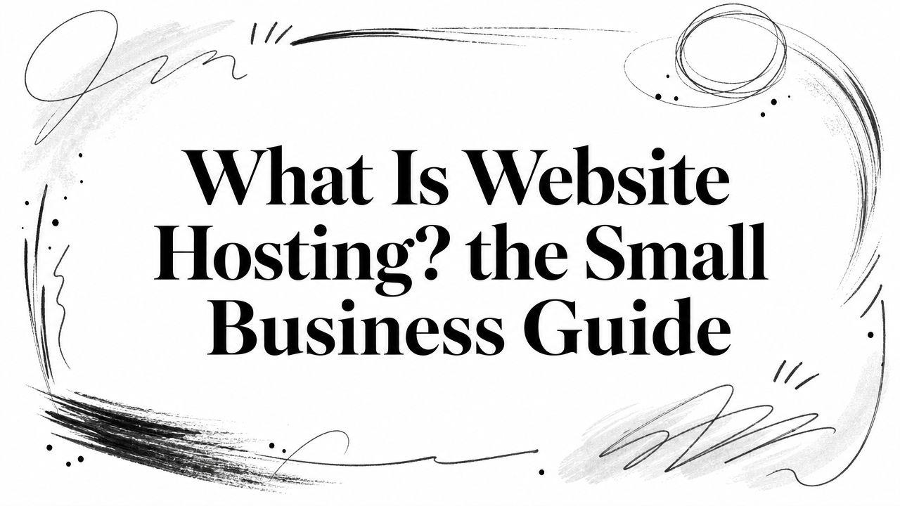 What Is Website Hosting? the Small Business Guide