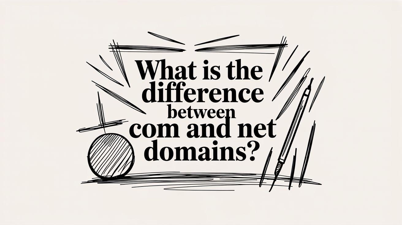 What Is the Difference Between Com and Net Domains?