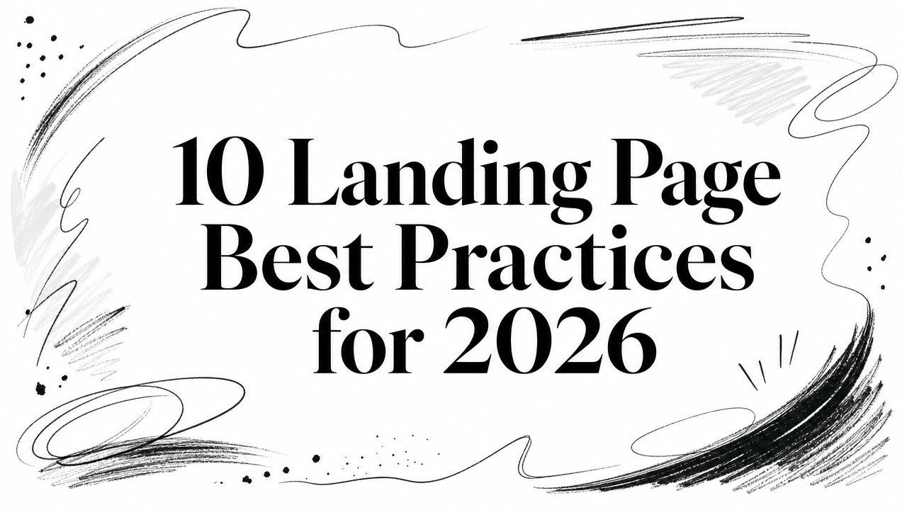 10 Landing Page Best Practices for 2026