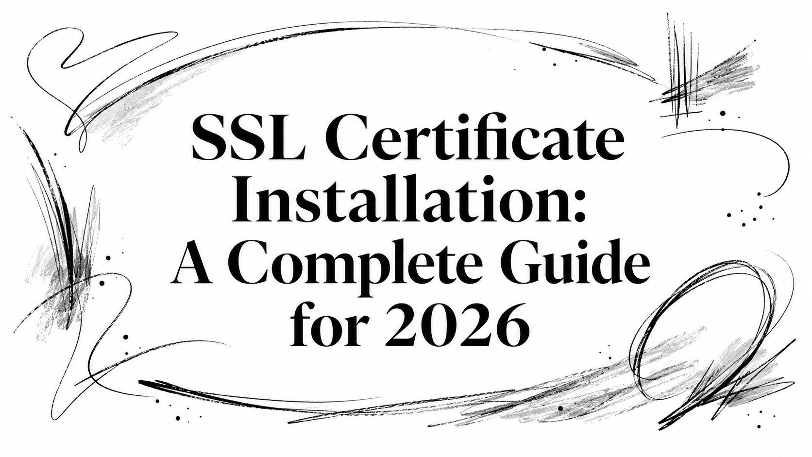 SSL Certificate Installation: A Complete Guide for 2026