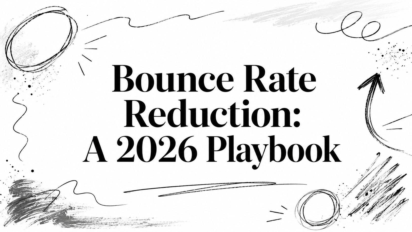 Bounce Rate Reduction: A 2026 Playbook