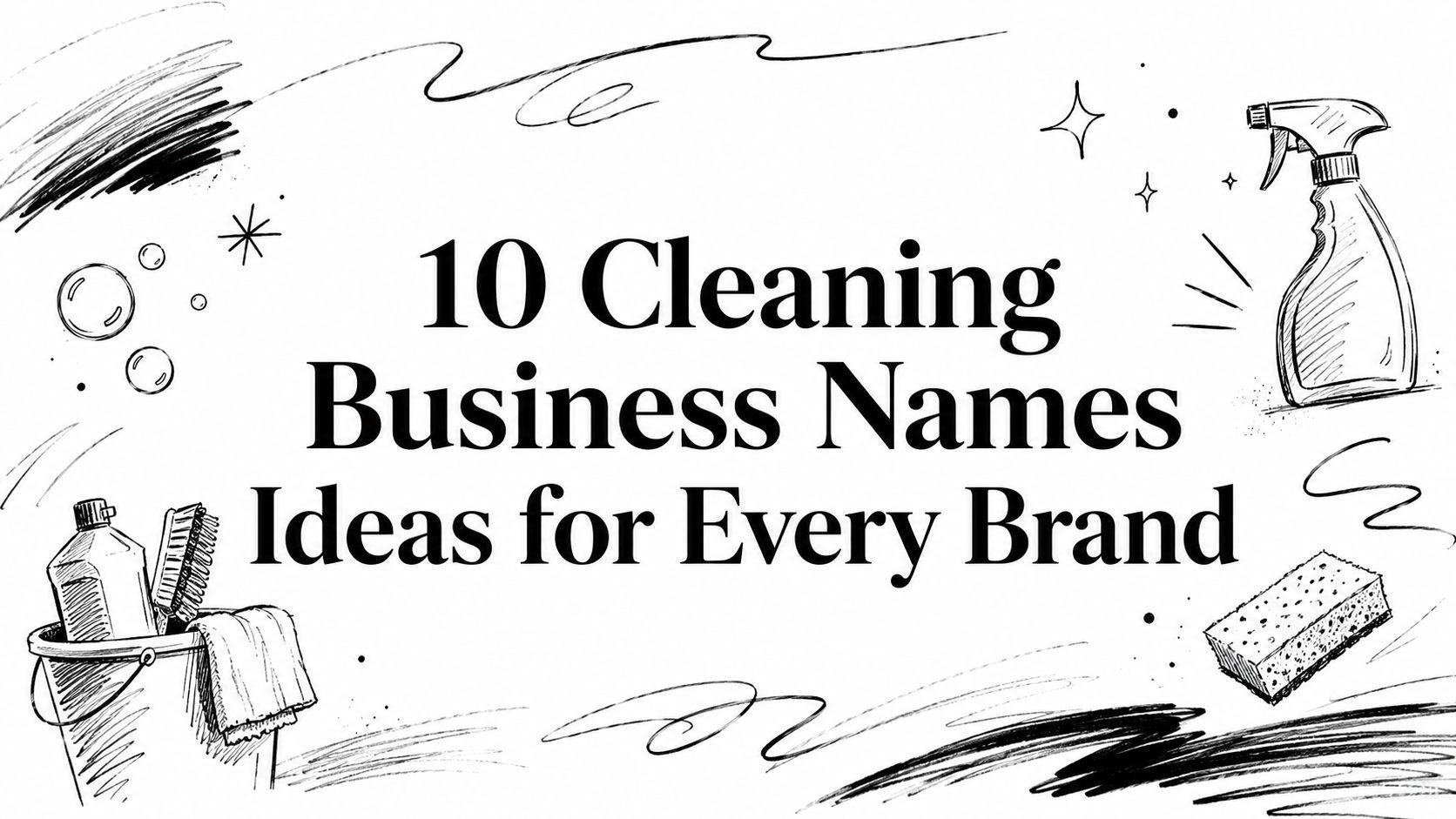 10 Cleaning Business Names Ideas for Every Brand