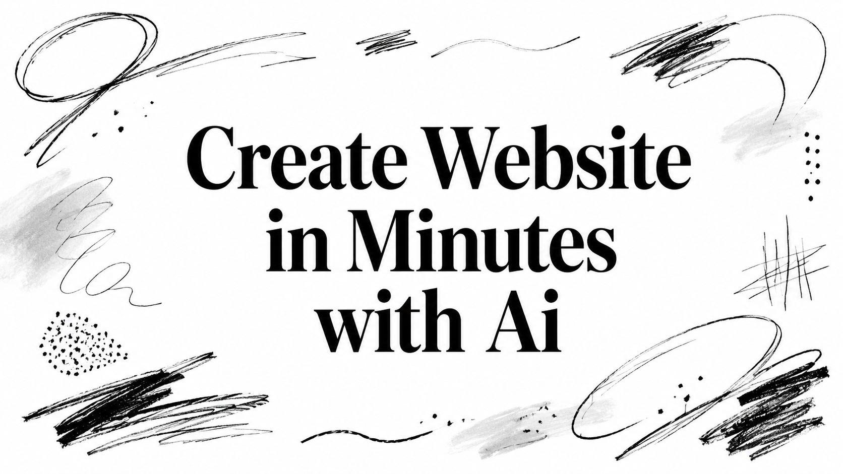 Create Website in Minutes with Ai