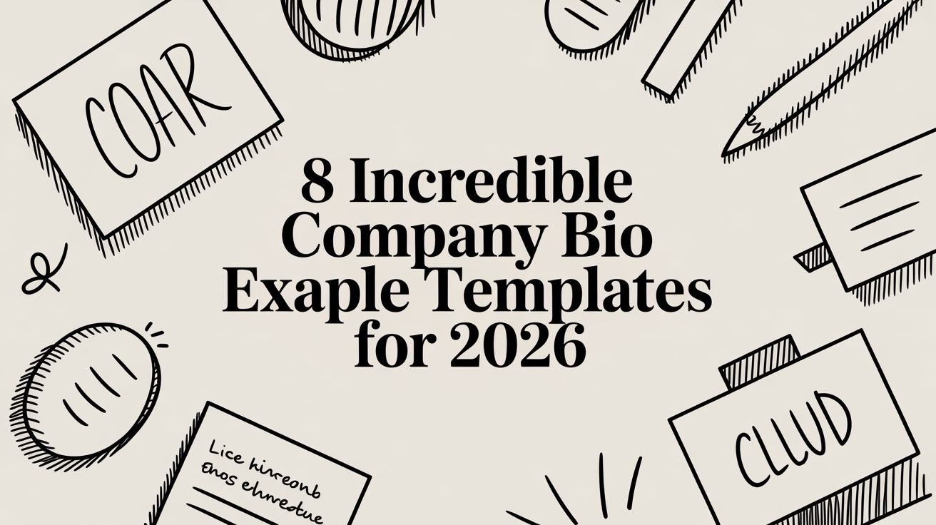 8 Incredible Company Bio Example Templates for 2026