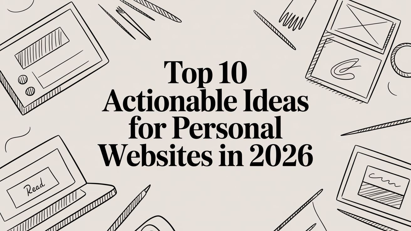 Top 10 Actionable Ideas for Personal Websites in 2026