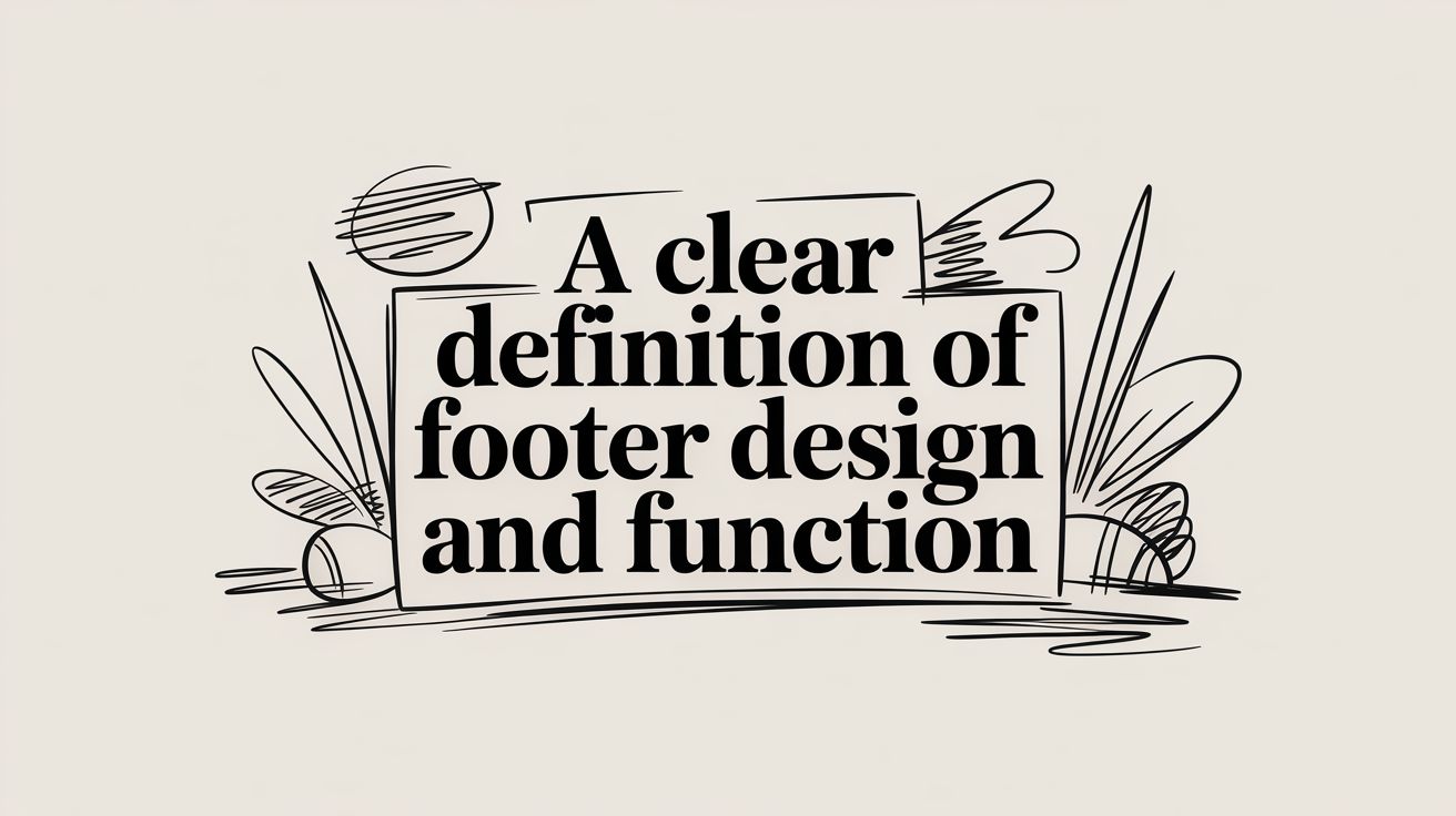 A Clear Definition of Footer Design and Function