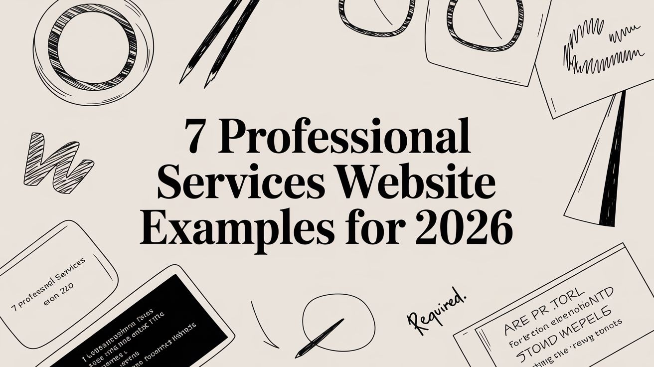 7 Professional Services Website Examples for 2026